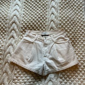 Citizens of Humanity cream Jean shorts